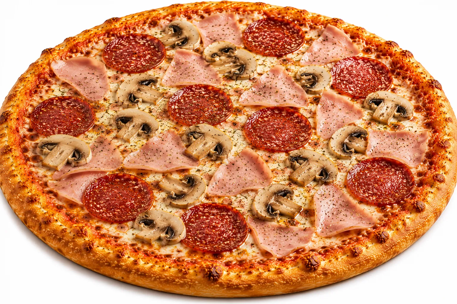 Schinken Salami Pilze