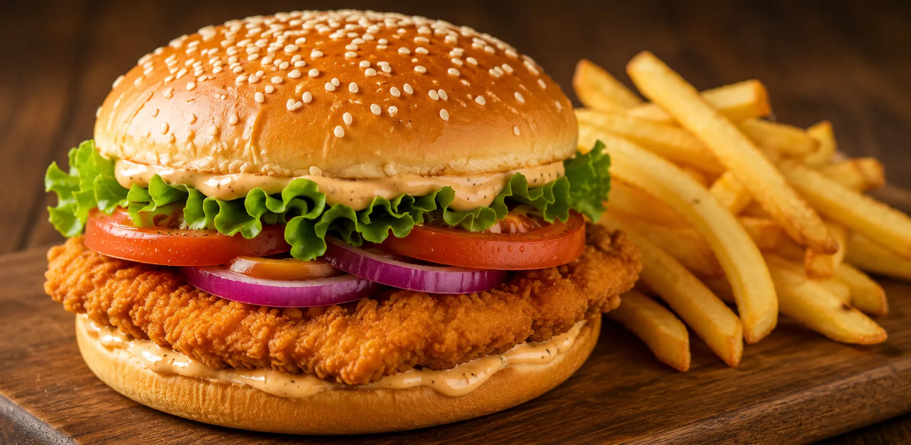 Crunchy Chicken Burger